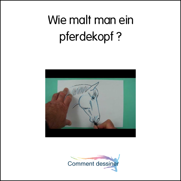 Wie malt man ein pferdekopf